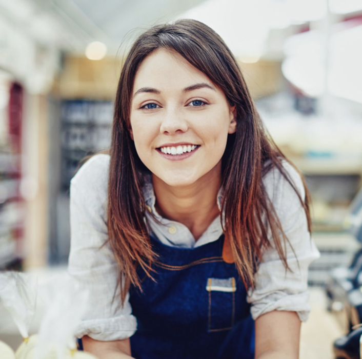 Image of shop employee